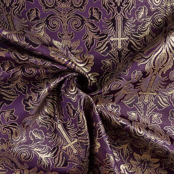 Versailles Brocade in Amethyst and Gold - Ribes y Casals