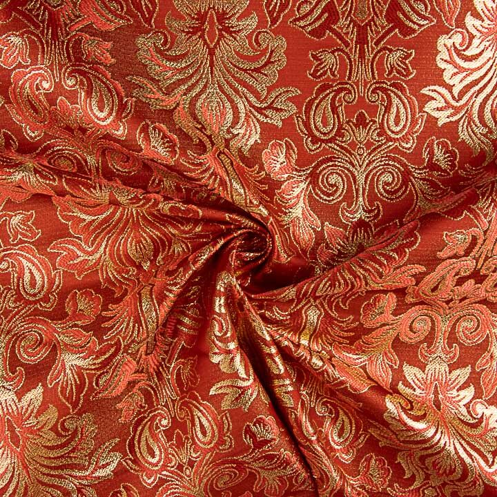 Versailles Brocade in Ruby and Gold - Ribes y Casals