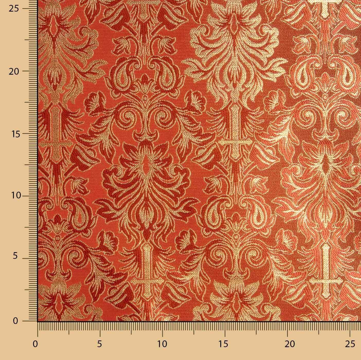 Versailles Brocade in Ruby and Gold - Ribes y Casals