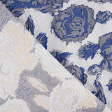 Sapphire Blue Royal Bloom Brocade - Ribes y Casals