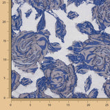 Sapphire Blue Royal Bloom Brocade - Ribes y Casals