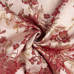 Imperial Garden Brocade in Burgundy and Gold - Ribes y Casals