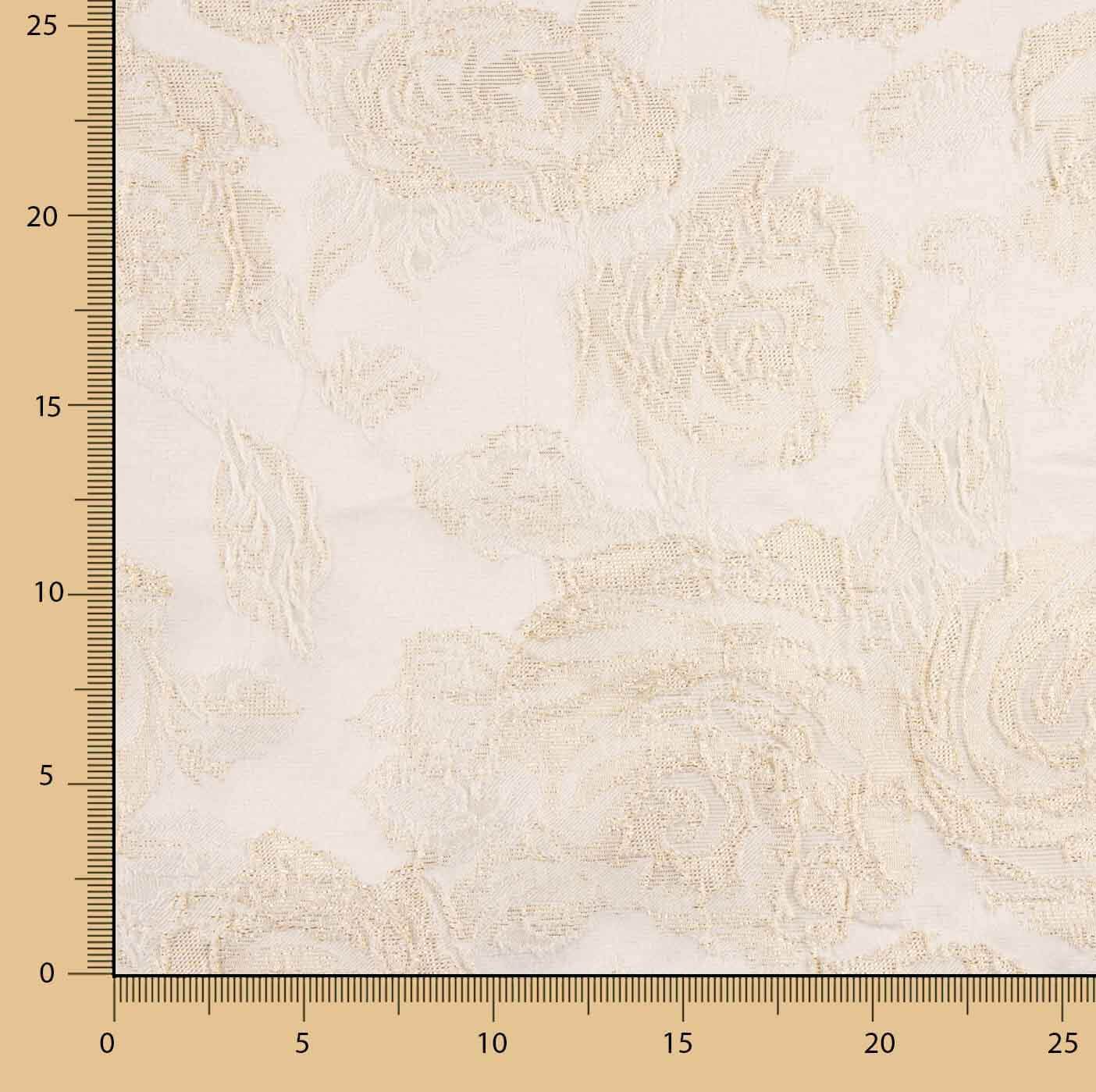 Ivory Gold Brocade - Ribes y Casals