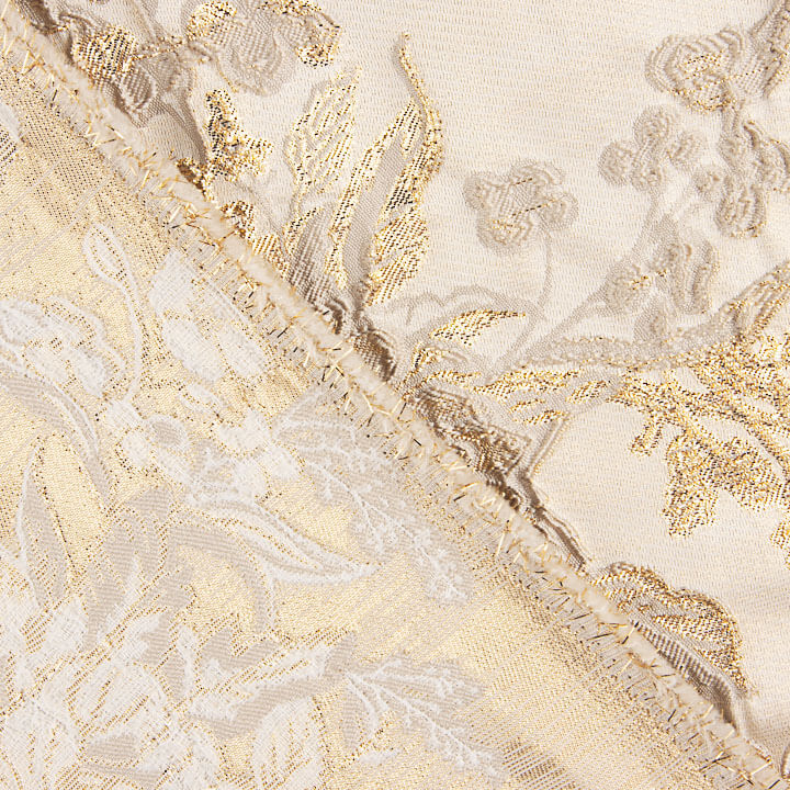 Royal Garden Brocade in Ivory and Gold - Ribes y Casals