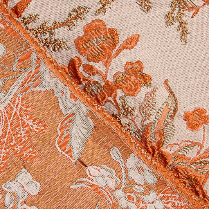Imperial Coral Sunset Brocade - Ribes y Casals