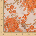 Imperial Coral Sunset Brocade - Ribes y Casals