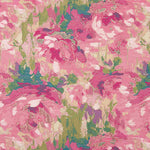 Floral Brocade Fuchsia and Green Roses - Ribes y Casals