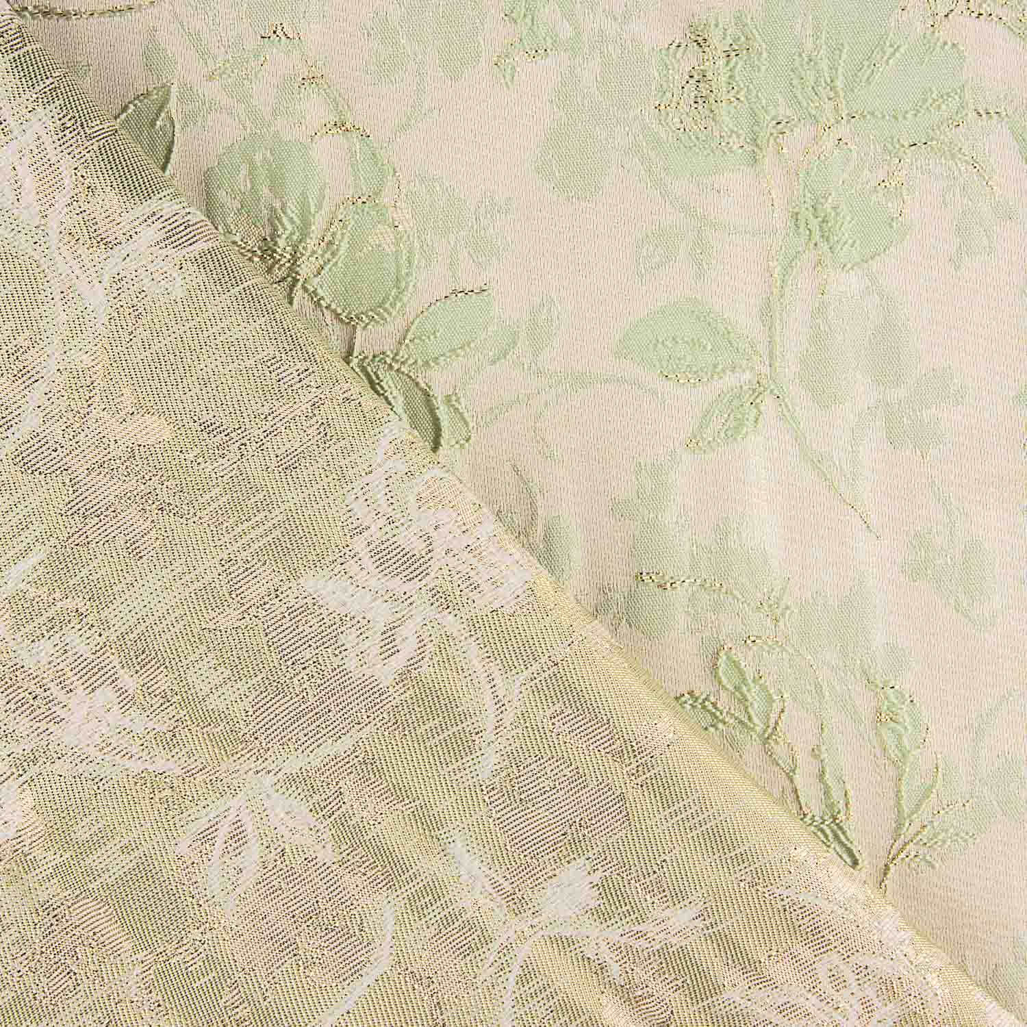 Green Floral Brocade - Ribes y Casals