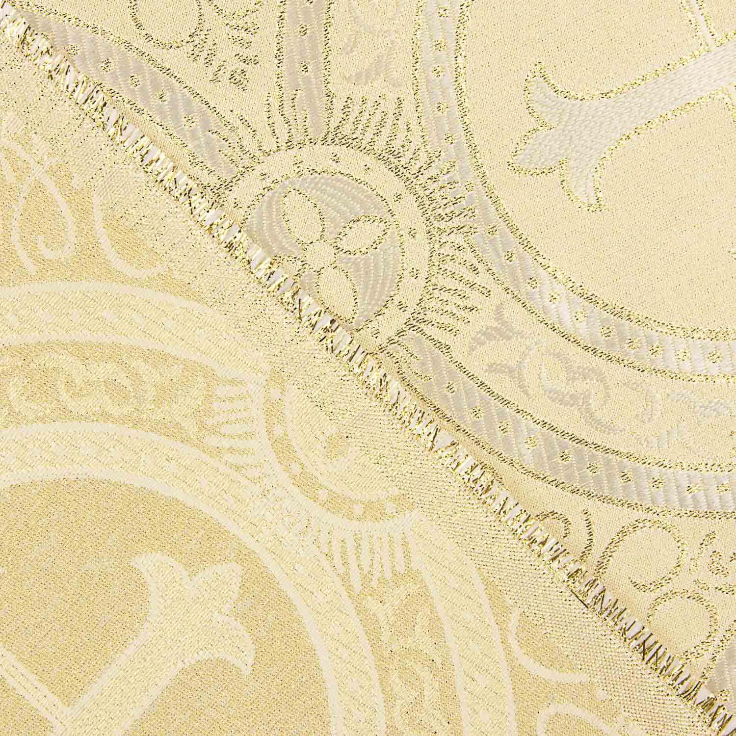 Liturgical Brocade Gold Crosses - Ribes y Casals