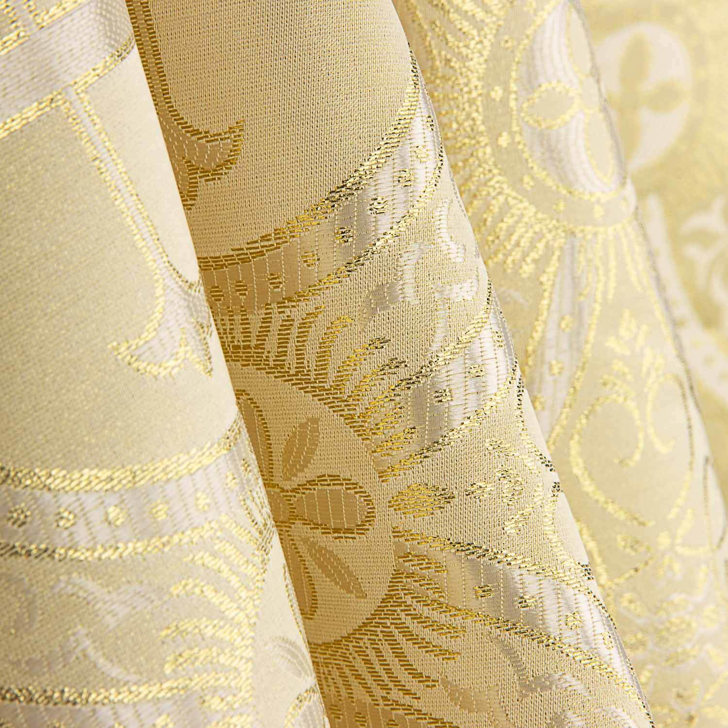 Liturgical Brocade Gold Crosses - Ribes y Casals