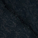 Imperial Ocean Brocade – Navy Blue and Silver - Ribes y Casals