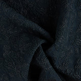 Imperial Ocean Brocade – Navy Blue and Silver - Ribes y Casals