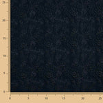 Imperial Ocean Brocade – Navy Blue and Silver - Ribes y Casals