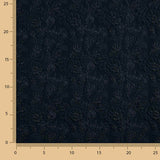 Imperial Ocean Brocade – Navy Blue and Silver - Ribes y Casals