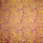 Purple Jacquard with Gold Lurex Cashmere - Ribes y Casals