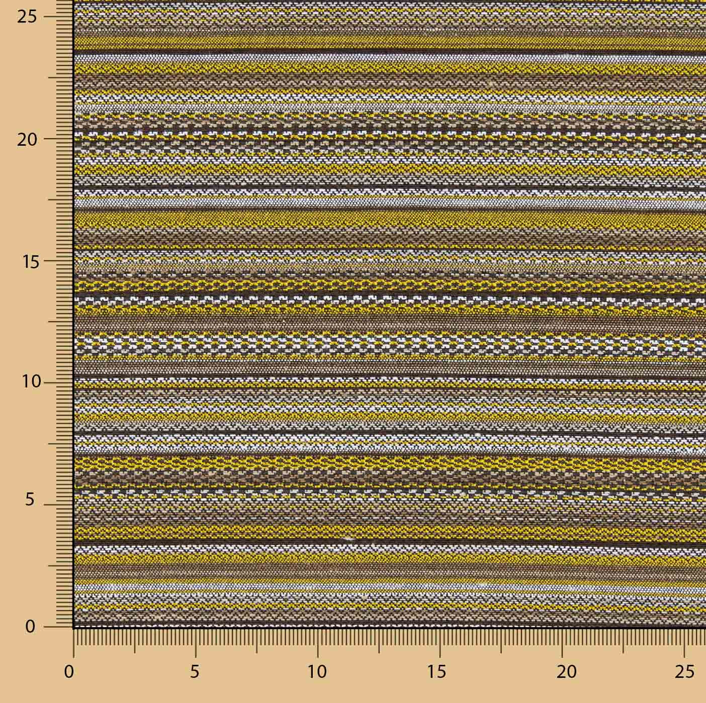 Alpujarreña Stripes Brocade – Mustard and Black - Ribes y Casals