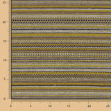Alpujarreña Stripes Brocade – Mustard and Black - Ribes y Casals