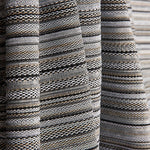 Black and Grey Alpujarreña Stripe Brocade - Ribes y Casals