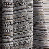 Black and Grey Alpujarreña Stripe Brocade - Ribes y Casals