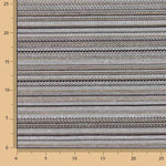 Black and Grey Alpujarreña Stripe Brocade - Ribes y Casals