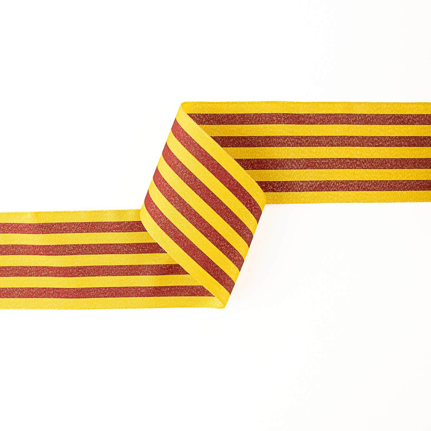 Catalan Flag Ribbon with Lurex - Ribes y Casals