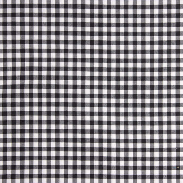 Large Black Gingham Check 80 - Ribes y Casals
