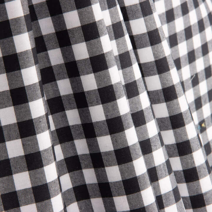 Large Black Gingham Check 80 - Ribes y Casals