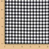 Large Black Gingham Check 80 - Ribes y Casals