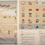 Children's Cotton Advent Calendar Panel: Santa's Adventure – DIY - Ribes y Casals