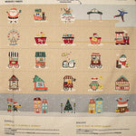 Children's Cotton Advent Calendar Panel: Santa's Adventure – DIY - Ribes y Casals