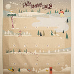 Children's Cotton Advent Calendar Panel: Santa's Adventure – DIY - Ribes y Casals