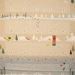 Children's Cotton Advent Calendar Panel: Santa's Adventure – DIY - Ribes y Casals