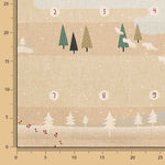 Children's Cotton Advent Calendar Panel: Santa's Adventure – DIY - Ribes y Casals