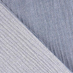 Double Gauze Chambray Blue Denim - Ribes y Casals