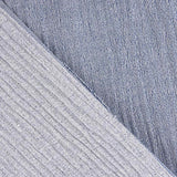 Double Gauze Chambray Blue Denim - Ribes y Casals