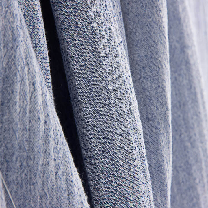 Double Gauze Chambray Blue Denim - Ribes y Casals