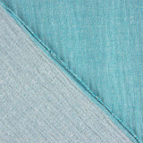 Double Gauze Chambray Turquoise Blue - Ribes y Casals