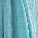 Double Gauze Chambray Turquoise Blue - Ribes y Casals