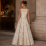 Royal Garden Brocade in Ivory and Gold - Ribes y Casals