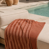 Marsala and Scarlet Micro Bamboo Towel - Ribes y Casals