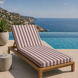 Outdoor Teflon Stripes Burgundy 320 cm - Ribes y Casals