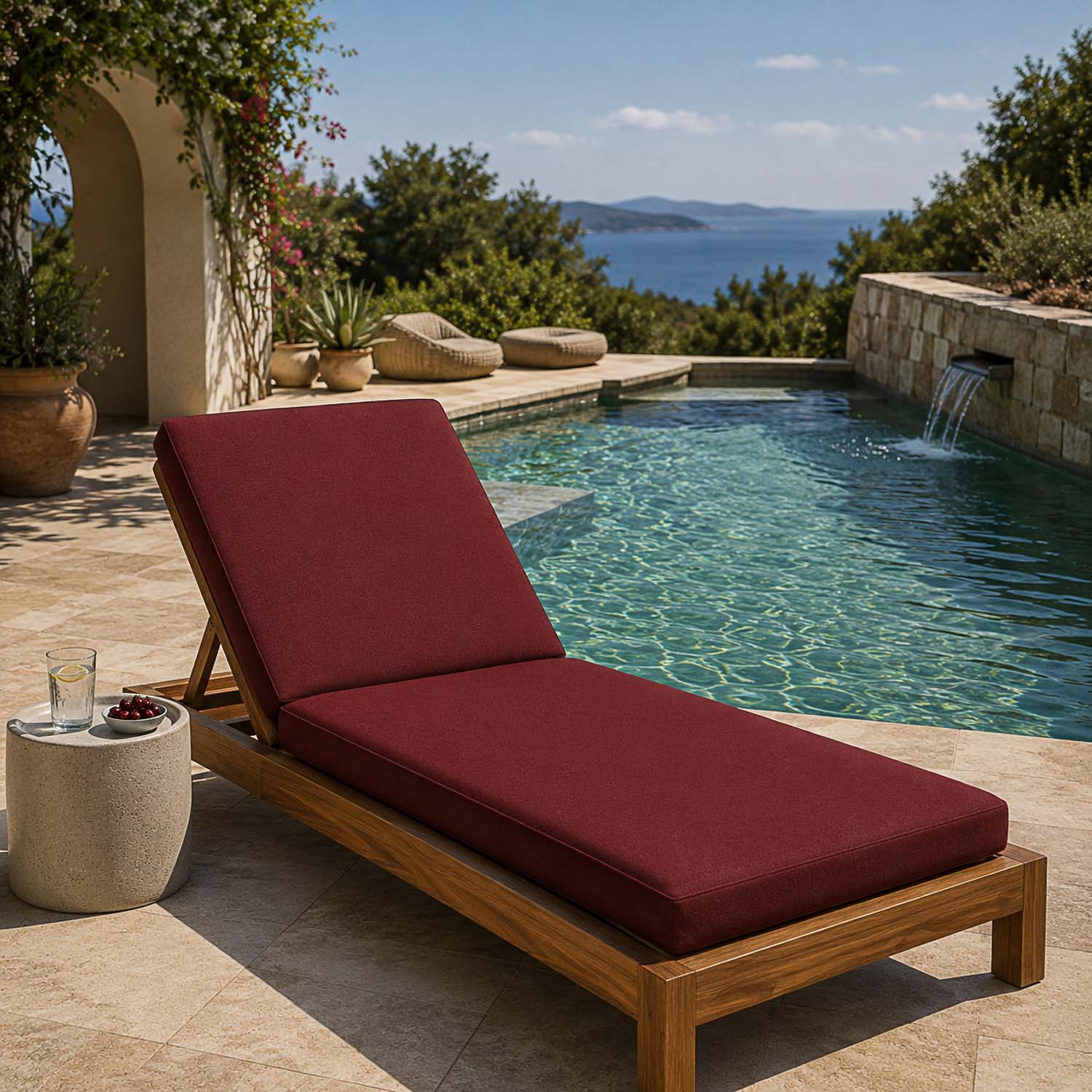 Bordeaux Teflon Outdoor Canvas 320 cm - Ribes y Casals