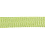 Lime Green 30 mm Cotton Herringbone Ribbon - Ribes y Casals