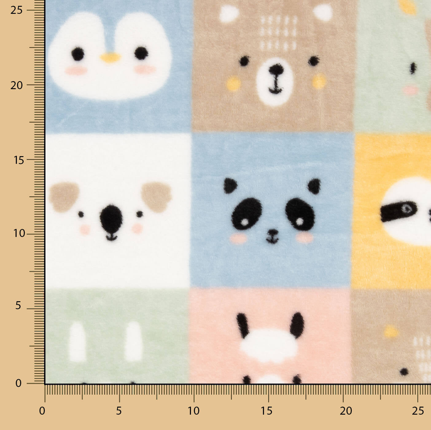 Double-Sided Coralina Children&#39;s Animals - Ribes y Casals