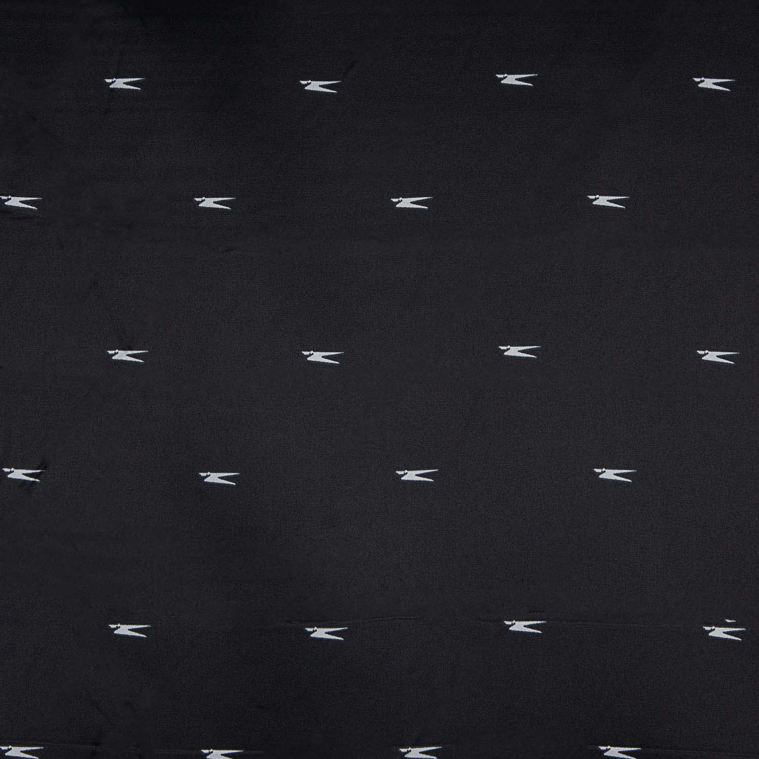 Black Minimalist Printed Viscose Satin - Ribes y Casals