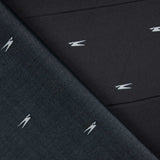 Black Minimalist Printed Viscose Satin - Ribes y Casals