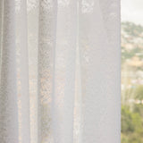 White Bouclé Lace-Effect Sheer - Ribes y Casals