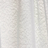 White Bouclé Lace-Effect Sheer - Ribes y Casals