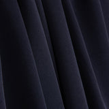 Plain Navy Blue Crepe - Ribes y Casals