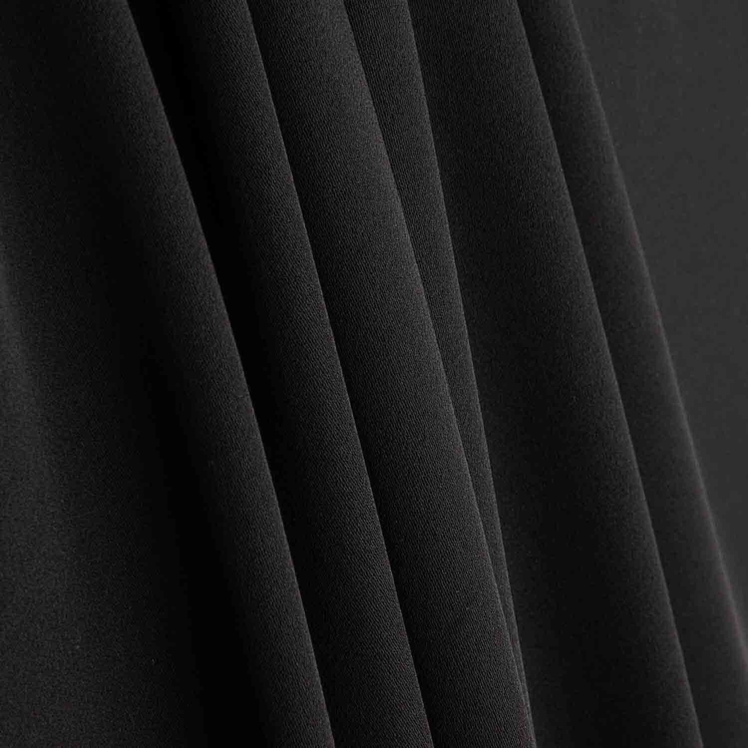 Plain Black Crepe - Ribes y Casals